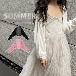 【110-160cm】UVカット アウター 女の子 シンプル 紫外線対策 冷房対策 日焼け止め服 - 画像 (2)