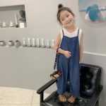 【90-140cm】セットアップ 単品注文可 女の子 大活躍 韓国系 シンプル 無地 - 画像 (3)