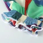 【90-140cm】セットアップ 男の子 個性的なデザイン プリント 配色 ファッション - 画像 (5)