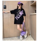 【110-170cm】半袖Ｔシャツ 女の子 可愛い 韓国 プリント カートゥーン アルファベット - 画像 (8)