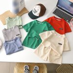 【90-150cm】セットアップ キッズ服 多色展開 カジュアル - 画像 (2)