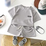 【90-150cm】セットアップ キッズ服 多色展開 カジュアル - 画像 (3)