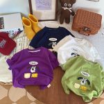 【90-160cm】半袖Tシャツ 男の子カジュアル カートゥーン プリント