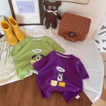 【90-160cm】半袖Tシャツ 男の子カジュアル カートゥーン プリント - 画像 (4)