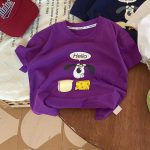 【90-160cm】半袖Tシャツ 男の子カジュアル カートゥーン プリント - 画像 (5)