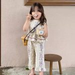 【90-140cm】セットアップ 女の子 ノースリーブ おしゃれ - 画像 (3)