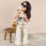 【90-140cm】セットアップ 女の子 ノースリーブ おしゃれ - 画像 (5)