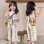 【90-140cm】セットアップ 女の子 ノースリーブ おしゃれ - 画像 (2)