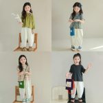 【90-150cm】ズボン 女の子 3色選べる 無地 ルーズ - 画像 (3)