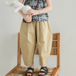 【90-150cm】ズボン 女の子 3色選べる 無地 ルーズ - 画像 (5)