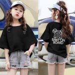 【90-160cm】半袖Tシャツ 女の子 6色選べる カートゥーン - 画像 (12)