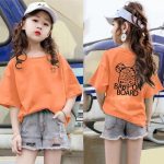 【90-160cm】半袖Tシャツ 女の子 6色選べる カートゥーン - 画像 (8)