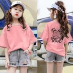 【90-160cm】半袖Tシャツ 女の子 6色選べる カートゥーン - 画像 (10)