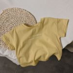【90-140cm】半袖Tシャツ 子供服 5色選べる シンプル 清新 - 画像 (7)