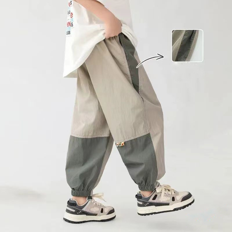 66308860cf197839968992.jpg 【110-160cm】ボトムス パンツ 男の子 配色 ファッション カジュアル 切り替え - 画像 (1)