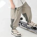 【110-160cm】ボトムス パンツ 男の子 配色 ファッション カジュアル 切り替え - 画像 (6)