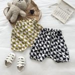 【66-100cm】パンツ ベビー プリント シンプル - 画像 (4)