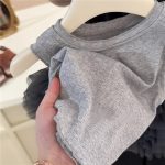 【80-140cm】セットアップ 女の子 無地 ノースリーブ リボン - 画像 (5)