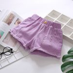 【90-160cm】ショートパンツ 女の子 ダメージ加工 合わせやすい - 画像 (11)