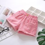 【90-160cm】ショートパンツ 女の子 ダメージ加工 合わせやすい - 画像 (5)