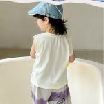 【80-140cm】ベスト キッズ服 シンプル かっこいい カートゥーン - 画像 (7)