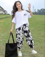 【100-150cm】パンツ 女の子 パンダ柄 蚊よけ かわいい - 画像 (7)