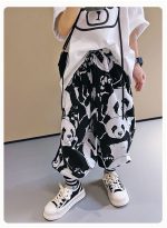 【100-150cm】パンツ 女の子 パンダ柄 蚊よけ かわいい - 画像 (8)