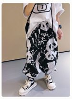 【100-150cm】パンツ 女の子 パンダ柄 蚊よけ かわいい - 画像 (11)