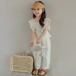 【90-140cm】セットアップ 女の子 レトロ キュート レース - 画像 (4)