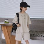 【100-160cm】セットアップ 男の子 シンプル アルファベット - 画像 (5)