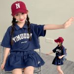 【120-170cm】セットアップ 女の子 韓国風 ファッション - 画像 (2)