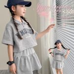 【120-170cm】セットアップ 女の子 韓国風 ファッション - 画像 (3)