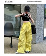 【120-170cm】半袖 サイドライン Tシャツ/カーゴパンツ 女の子 プリント ヒップホップ ダンス - 画像 (25)