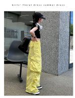 【120-170cm】半袖 サイドライン Tシャツ/カーゴパンツ 女の子 プリント ヒップホップ ダンス - 画像 (26)