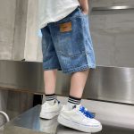 【110-170cm】5分丈パンツ 男の子 カジュアル デニム - 画像 (5)