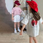【100-160cm】半袖Ｔシャッツ 女の子 スウィート フルーツ