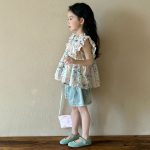 【90-140cm】トップス 女の子 レトロ スウィート 韓国系 - 画像 (3)