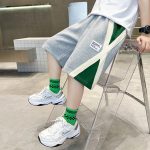 【120-170cm】ショートパンツ 男の子 配色 切り替え - 画像 (4)