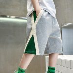 【120-170cm】ショートパンツ 男の子 配色 切り替え - 画像 (7)