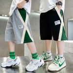 【120-170cm】ショートパンツ 男の子 配色 切り替え - 画像 (2)