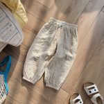 【90-150cm】ボトムス キッズ服 無地 シンプル カジュアル - 画像 (5)