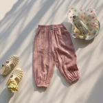 【90-150cm】ボトムス キッズ服 無地 シンプル カジュアル - 画像 (8)