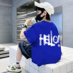 【90-160cm】半袖 トップス 男の子 3色選べる プリント アルファベット カジュアル - 画像 (4)