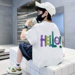 【90-160cm】半袖 トップス 男の子 3色選べる プリント アルファベット カジュアル - 画像 (6)