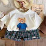 【90-160cm】半袖 Tシャツ キッズ服 カジュアル カートゥーン プリント - 画像 (4)