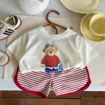 【90-160cm】半袖 Tシャツ キッズ服 カジュアル カートゥーン プリント - 画像 (5)