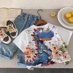 【90-140】半袖Tシャツ 男の子 カジュアルプリント カートゥーン - 画像 (6)