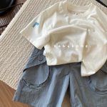 【80-140cm】半袖Tシャツ キッズ服 カジュアル アルファベット - 画像 (4)