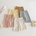 【80-120cm】ボトムス 女の子 5色選べる 無地 カジュアル - 画像 (2)