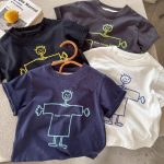 【90-150cm】半袖Tシャツ 男の子 カジュアル カートゥーン - 画像 (5)
